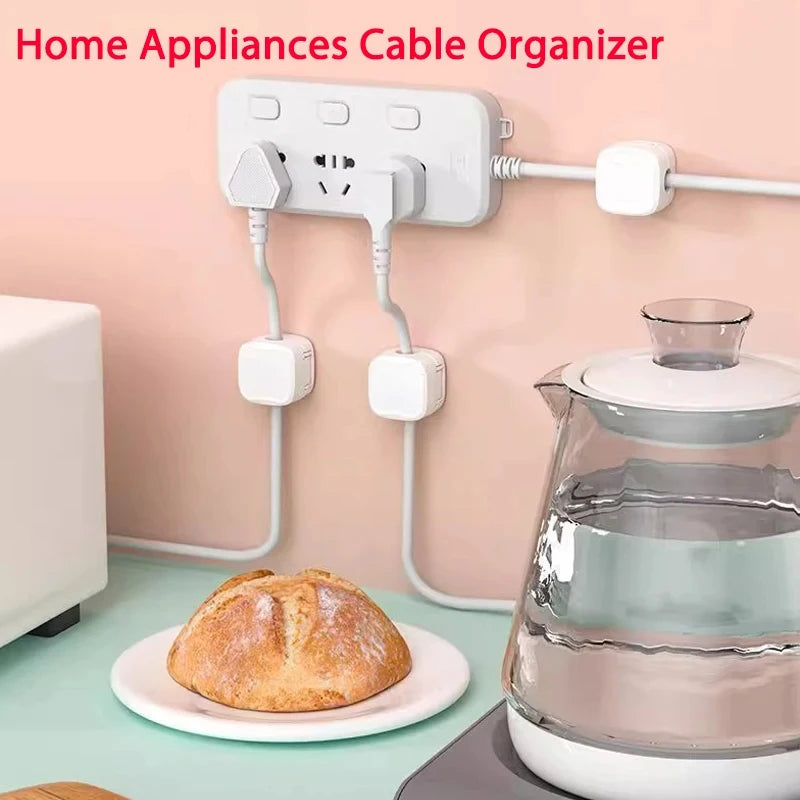 ChatGPT powiedział: Magnetyczny uchwyt na kable - organizer z samoprzylepną podstawą do uporządkowania przewodów w domu i biurze, idealny do montażu pod biurkiem.