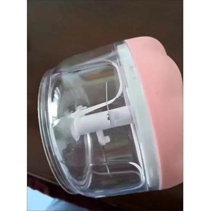 Ręczna maszynka do mielenia mięsa, siekacz do czosnku, obrotowa prasa do czosnku, krajalnica do warzyw i cebuli, pojemność: 160/500/1000 ml.