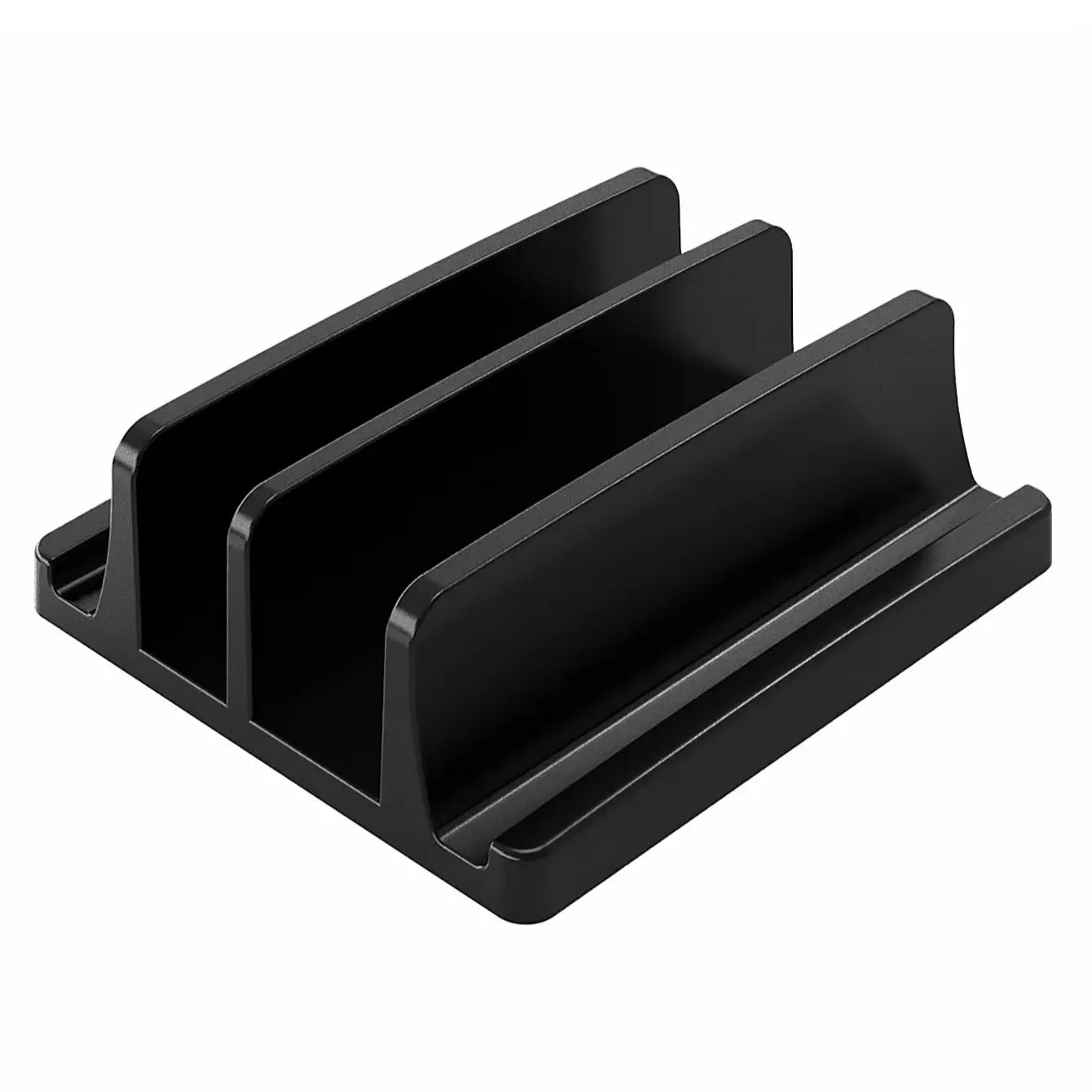 Pionowy stojak na laptopa z tworzywa sztucznego - przenośny uchwyt na tablet/MacBook/telefon, regulowana podstawka na biurko do notebooka, oszczędność miejsca, akcesorium do tabletu