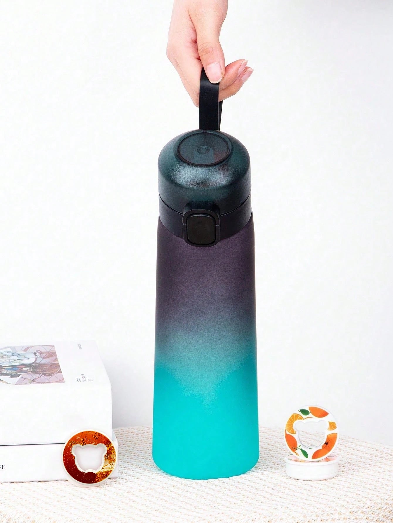 Butelka na wodę smakową 650 ml z kapsułką